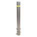 ACCESSPRO XB-900-F - Bolardo Fijo / Acero Inoxidable 304 / 900 mm (35.4 in) / Diámetro 114 mm / Espesor 2 mm / Acabado Pulido | SIERRA STORE
