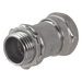 Conector Recto Compresión / Acero Galvanizado / 3/4 in / Pared Delgada 10 mm (0.394 in) / Compacto | SIERRA STORE