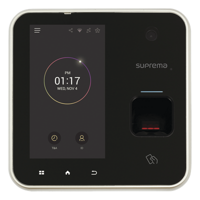 BioStation A2 Lector de Huella con Teclado Touch / WIFI / PoE y Lector 13.56MHz iClass SE | SIERRA STORE