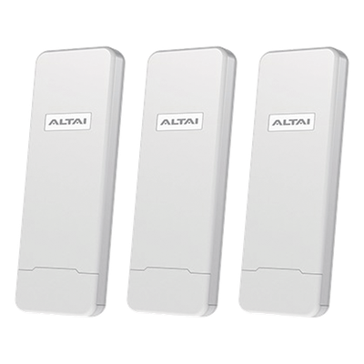 Kit WiFi Hotspot Comunitario / Cobertura 800 m (2,625 ft) / 128 Usuarios por AP / 300 Mbps / MIMO 2x2 / 29 dBm | SIERRA STORE