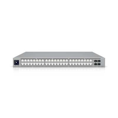 UniFi Switch USW-Pro-XG-48-PoE / Capa 3 / 48 puertos PoE+++ (32 × 10 GbE, 16 × 2,5 GbE) + 4 puertos SFP28 25 G / 1080 W Po...