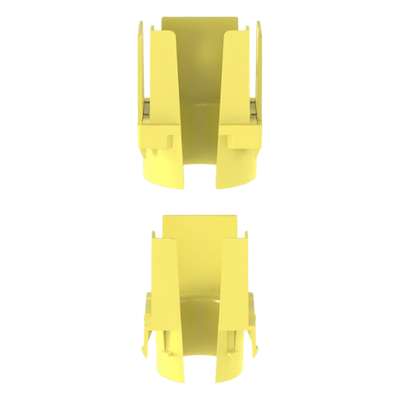 PANDUIT FIDT2X2LYL - Tapa de Salida para Tubo Corrugado / 1.5 in (38 mm) / Para Canaleta 2x2 FiberRunner™ / ABS / Color Amarillo | SIERRA STORE