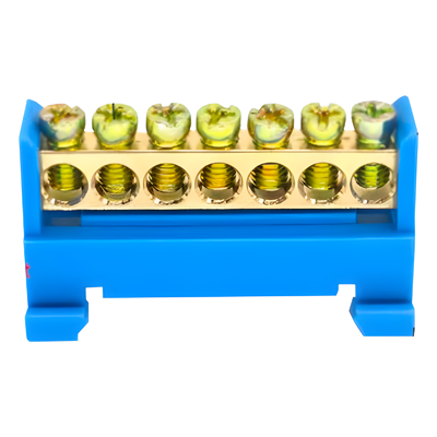 Terminal de Cableado Tipo Riel / 7 Orificios / 50 A / 750 V CA / Sección 6 mm² / Montaje DIN | SIERRA STORE