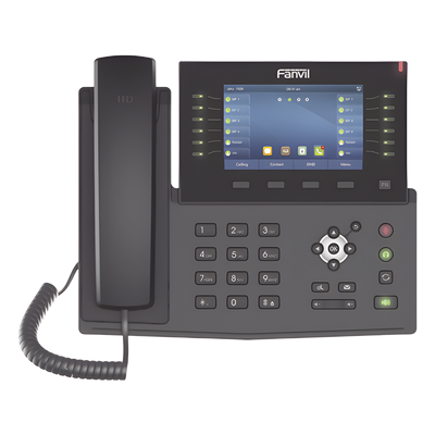Teléfono IP Empresarial / 20 Líneas SIP / Pantalla Táctil 5' / 60 Teclas DSS / Bluetooth / PoE 802.3af / Dual Gigabit / Video H.264 | SIERRA STORE