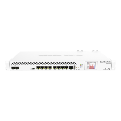 CoreCloud Router Mikrotik, CPU 36 Núcleos, 8 puertos Gigabit, 2 puertos SFP+ | SIERRA STORE