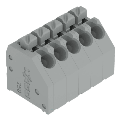 Bloque Terminal PCB / 8 Polos / Push-in CAGE CLAMP® / 1.5 mm² / 8A 320V / Pin Spacing 3.5 mm / Botón Push / THT / Policarb...
