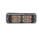 Luz auxiliar LED / Montaje en superficie / 16 LEDs ámbar / 0.5 pulgadas profundidad / 36 patrones destello / IP67 / SAE Clase I | SIERRA STORE