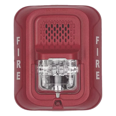 Sirena con estroboscopio / 4 hilos / pared / 12 o 24 Vcd / candela 15-185 cd / 88+ dBA a 16 V / compatible SpectrAlert / Serie L | SIERRA STORE