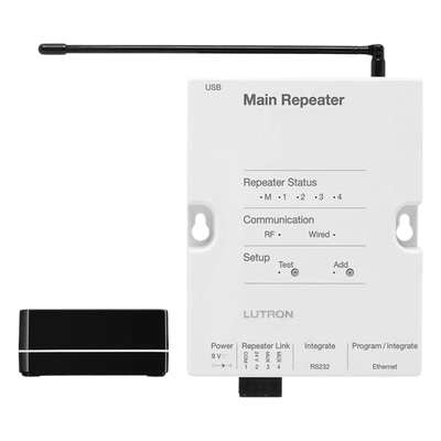Paquete RadioRA 2 / repetidor principal RF 431-437 MHz / Connect Bridge / 9 m por repetidor / Ethernet, RS232, RS485 / hasta 4 | SIERRA STORE