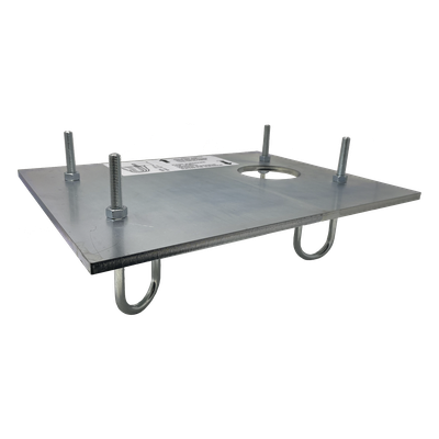 Placa de cimentación / Fijación antivibración / Compatible FAAC 884 / Refuerzo estructural | SIERRA STORE