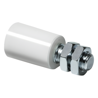 Rodillo de Nylon / Cuerpo Acero Galvanizado / Ø25 mm / 0.13 kg / M14 / 2.5 in | SIERRA STORE