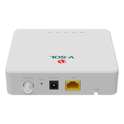 ONU Bridge / Dual GPON-EPON / 1x SC/APC PON / 1x LAN Gigabit / 1x CATV / Triple Play / 130x100x30 mm (5.1x3.9x1.2 in) | SIERRA STORE