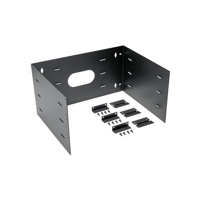 PANDUIT WBH6E - Rack Abierto de Pared con Bisagras / 6 UR / 19 in / Profundidad 401 mm (15.8 in) / Carga 60 lb (27.21 kg) / Acero Negro | SIERRA STORE