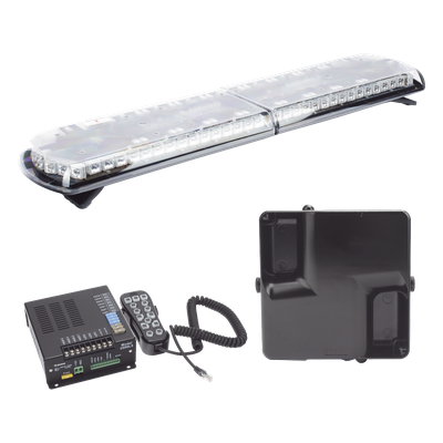 Torreta LED Vehicular / 48 pulgadas / 130 LED / Dual Color / 48 Patrones de Destello / Aluminio y Policarbonato | SIERRA STORE