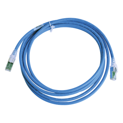 SIEMON ZM6A-S50-06 - Patch Cord Cat6A S/FTP / CM/LS0H / 15.24 m (50 ft) / Blindaje 360° / Calibre 26 AWG / Color Azul | SIERRA STORE