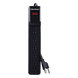 Multicontacto Con Supresor de Picos, Voltaje de Entrada 125 Vca NEMA 5-15P, Con 6 Salidas NEMA 5-15R, 1200 Joules | SIERRA STORE