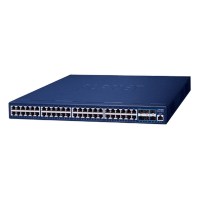 Switch Gestionado Capa 3 / 48 Puertos Gigabit / 6 Puertos SFP+ 10G / Routing IPv4/IPv6 / 216 Gbps / NMS Integrado | SIERRA STORE