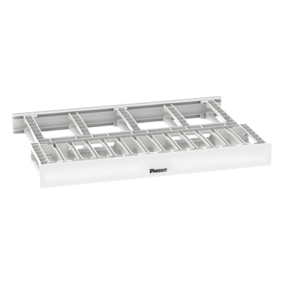 PANDUIT NM1WH - Organizador de Cables Horizontal / Doble Frontal y Posterior / Rack 19in / 1UR / Alta Densidad / ABS | SIERRA STORE