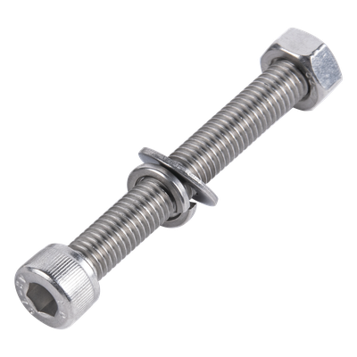 Tornillo de acero inoxidable / M8 x 65 mm / 0.26 x 2.13 pulgadas / Montaje de módulos fotovoltaicos / Resistente a corrosión | SIERRA STORE