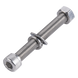 Tornillo de acero inoxidable / M8 x 65 mm / 0.26 x 2.13 pulgadas / Montaje de módulos fotovoltaicos / Resistente a corrosión | SIERRA STORE