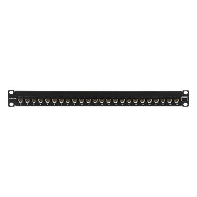 SIEMON UP6-F1-24L-RS - Patch Panel / UTP / Cat6 / 24 Puertos / Plano / 1U / 19 Pulgadas | SIERRA STORE
