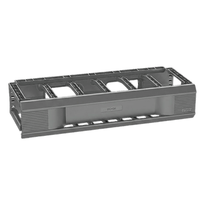 Organizador de Cables Horizontal / 1 UR / 19in / 66 Cables Cat 5e/6/6a / Montaje sin Herramientas | SIERRA STORE