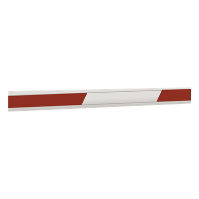 Brazo Rectangular para Barrera / 7 m (23 ft) / Aluminio de Alta Resistencia / Bandas Reflectantes | SIERRA STORE