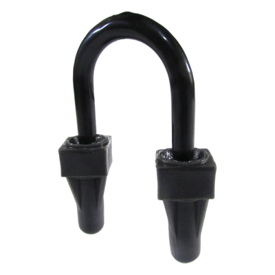 Abrazadera U / Pata Larga / Recubrimiento PVC 40 mils / Tubo 3/4" (19 mm) / Acero Galvanizado / UL 203 / NEMA RN-1 / IK09 | SIERRA STORE
