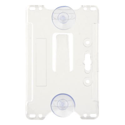 ACCESSPRO ACCESS-HOLDERA - Porta Tarjeta / Plástico ABS Transparente / Formato CR80 / 90 x 57 x 5 mm / Instalación Parabrisas | SIERRA STORE