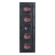 Bocina de pared / 4 woofers fibra de carbono 6.5'' / Tweeter titanio 1'' / 250W / 91dB / 36Hz-20kHz | SIERRA STORE