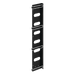 Organizador de Cables Vertical / Acero / Negro / Gabinetes Sísmicos / Kit 3 Piezas / Velcro 8 pulg (203 mm) | SIERRA STORE