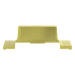 PANDUIT FRSPJC412LYL - Tapa de Bajada Vertical / Compatibilidad Canaleta 4x4 a 24x4 / Radio de Curvatura 50.8 mm / Color Amarillo | SIERRA STORE