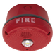 Sirena con Estroboscópico LED / Montaje en Techo / Nivel de Candelas Seleccionable / 2 Cables / Uso Exterior / Diseño de Baja Intrusión | SIERRA STORE