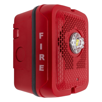Bocina con Estroboscópica para Exterior / NEMA 4X / IP56 / 86 dB / 25/70 V / Estrobo 12/24 VCC / 0.5-2 W / 15-115 cd | SIERRA STORE