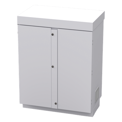 EPCOM INDUSTRIAL EFCB091206W - Gabinete Exterior para Baterías y Radiocomunicación / Acero Galvanizado / 12 Baterías PL110D12 / 1180 x | SIERRA STORE