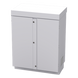 EPCOM INDUSTRIAL EFCB091206W - Gabinete Exterior para Baterías y Radiocomunicación / Acero Galvanizado / 12 Baterías PL110D12 / 1180 x | SIERRA STORE