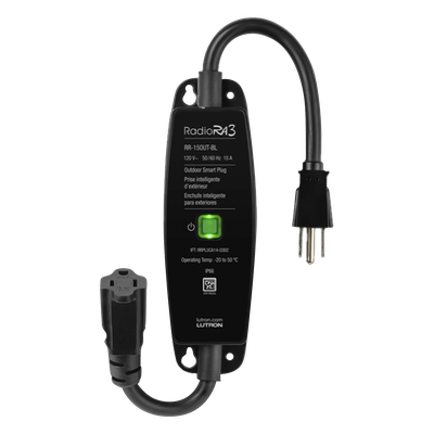 Interruptor de Enchufe para Exteriores / Control On/Off / IP66 / 15 A Iluminación / 1/2 HP Motores / RadioRA 3 | SIERRA STORE