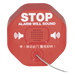 Alarma para Extintor / Sirena 95/105 dB / Detección por Remoción / Alimentación Dual 9V y 12-24 VDC / Carcasa de Policarbonato | SIERRA STORE