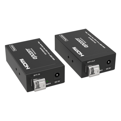 Extensor HDMI sobre Fibra Óptica / 4K2K@60Hz / 4:4:4 / 18 Gbps / Monomodo LC / 10 km (32,808 ft) / HDCP 2.2 / HDR10+ Dolby Vision / | SIERRA STORE