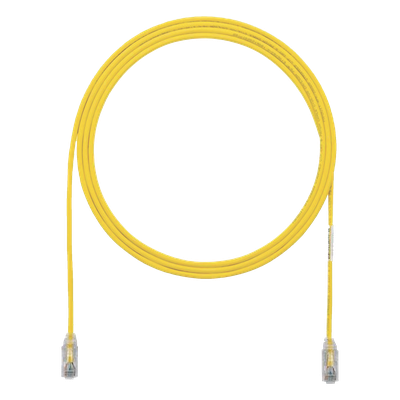PANDUIT UTP28SP1YL - Cable de Parcheo Cat6 UTP / 28AWG Diámetro Reducido / 0.3 m (1 Pie) / Amarillo / Doble Clasificación CM/LSZH | SIERRA STORE