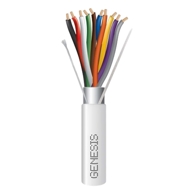 Cable de Cobre / 10 x 18 AWG / 305 m (1000 ft) / Blindado / Plenum / Blanco / CL3P FPLP CMP FT6 / -20°C a 75°C | SIERRA STORE
