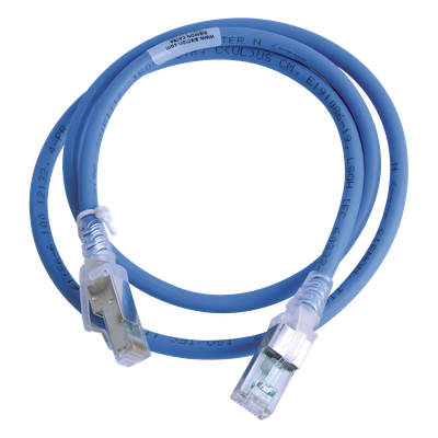 SIEMON ZM6A-S03-06 - Patch Cord / Cat6A S/FTP / CM/LS0H / 0.91 m (3 pies) / Azul | SIERRA STORE