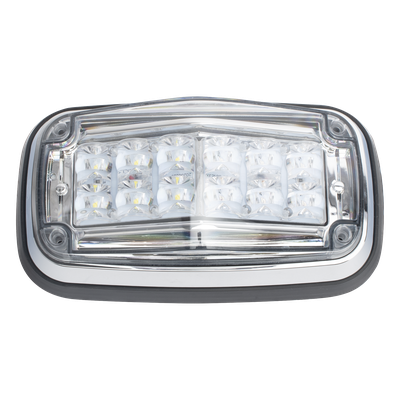 Luz de Advertencia LED / 8 x 4 in / 12 LEDs / 11 Patrones de Destello / IP67 / 12-30 VDC / SAE J595 J845 | SIERRA STORE