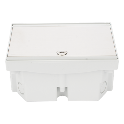 Caja de Suelo Estanca / IP66 / Interior y Exterior / Sistema de Drenaje / Cierre de Seguridad / Alta Resistencia | SIERRA STORE