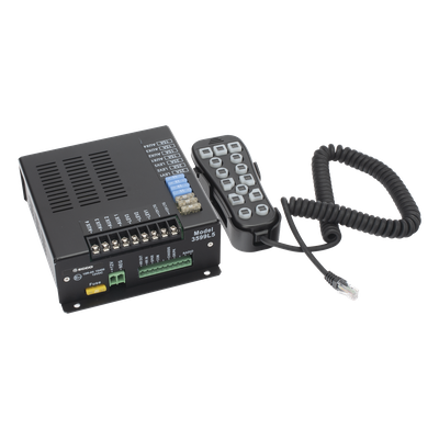 Sistema de Sirena Vehicular / 200W / Controlador Unimando 14 Botones / 7 Salidas Auxiliares / Micrófono PA / 6.2" Altura | SIERRA STORE