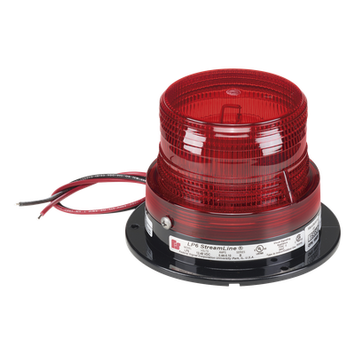 Estrobo Compacto / 120 Vca / 175,000 Candelas / 3-5/8 pulg (92 mm) / Rojo / Resistente a Vibraciones | SIERRA STORE