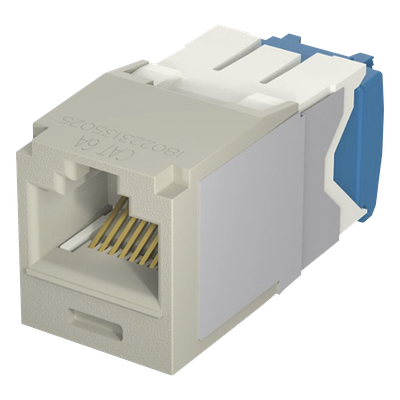 PANDUIT CJ6X88TGIG - Conector Jack RJ45 / Categoría 6A / 8 Posiciones 8 Cables / Terminación TG / PoE 100W / Color Gris | SIERRA STORE
