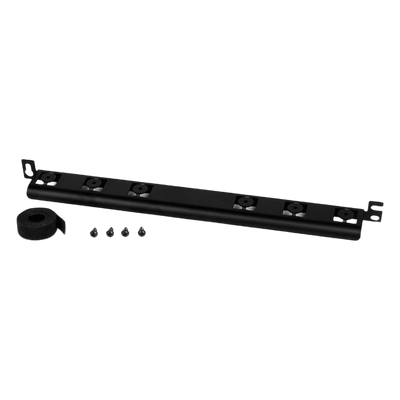 PANDUIT SRBM19BLY - Barra de Alivio de Tensión / 1U / Rack 19" / 72 Cables / Acero CRS / Color Negro | SIERRA STORE