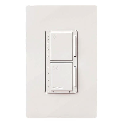 Control dual ventilador y atenuador Maestro LED+ / 1.5 A, 4 velocidades / 75 W LED o 250 W inc-hal / 120 V / unipolar / sin neutro | SIERRA STORE