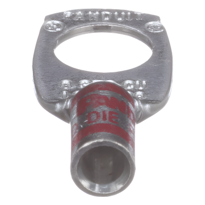 PANDUIT LCA8-38-L - Zapata de Compresión / Calibre 8 AWG / Barreno 3/8 in (9.5 mm) / Tambor Estándar con Mirilla / 1 Pieza | SIERRA STORE